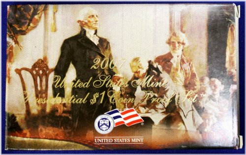 Presidential Dollar Proof Set with Box and COA (2007)