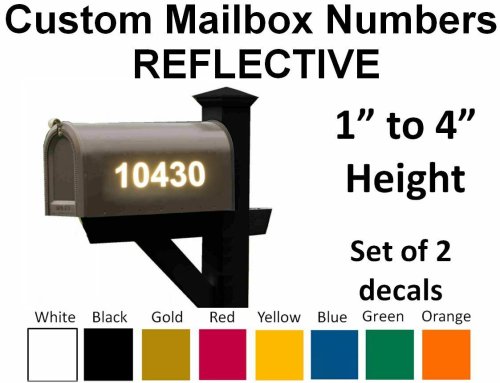 Reflective Address Decals