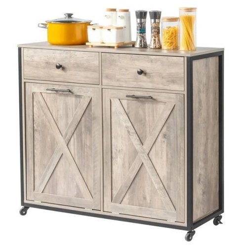 Tilt Out Trash Bin Cabinet