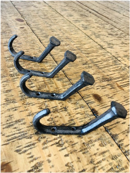 Rustic Railroad Spike Hooks