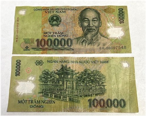 Dong Denomination Banknote