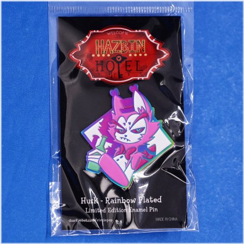 Husk's Rainbow Plated Enamel Pin