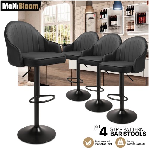 Swivel Leather Dining Chairs