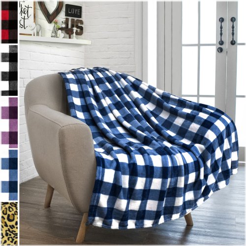 Cozy Cabin Plaid Throw Blanket