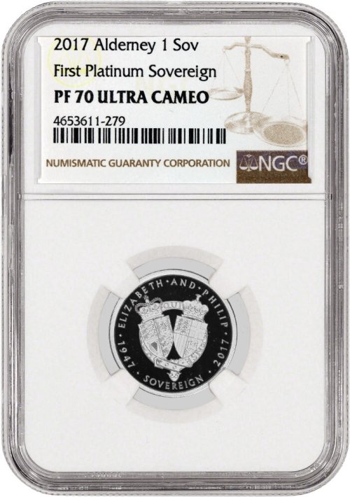 Platinum Sovereign: Aldemey 2017 Proof Edition