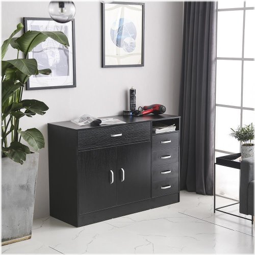 Ebony Elegance Styling Station