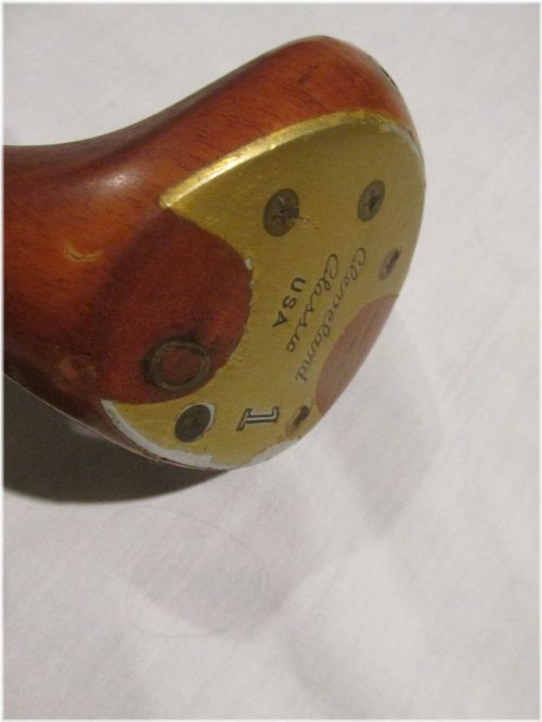 Classic Persimmon Oil-Hardened 1 Wood Golf Club by Cleveland
