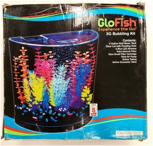 GloFish LED-Lit 3 Gallon Tank (Box Damage)