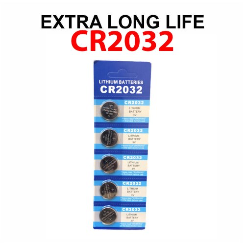 PowerPlus CR2032 Lithium Batteries - Pack of 5