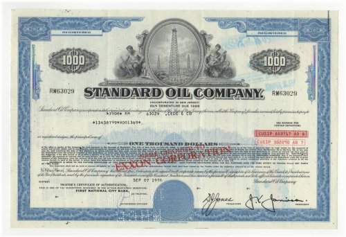 Rig Vignette Bond by Standard Oil Company