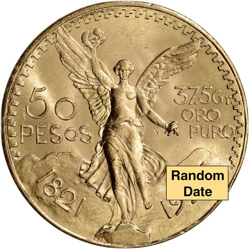 Mexican Gold Centenario - Random Date - 1.2056 oz