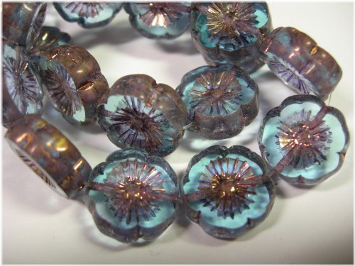 Sapphire Blossom Beads