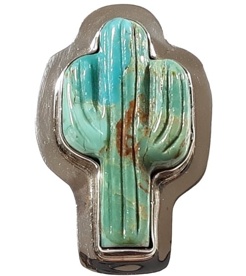 Desert Oasis Turquoise Cactus Ring