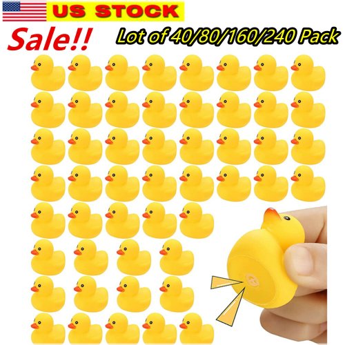Quacktastic Party Pack - Mini Rubber Duckies for Bath & Beyond!