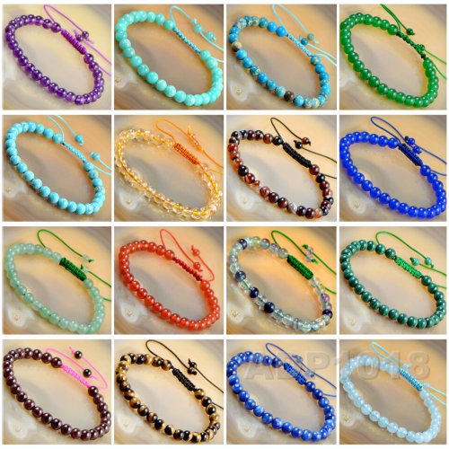 Earth's Treasures Macrame Bracelets