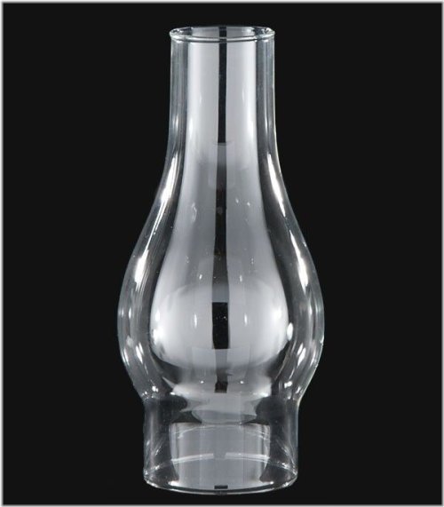 Clear Glass Hurricane Chimney for Oil Lamps