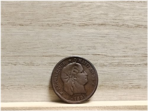 Haitian Bronze Centimes of 1811