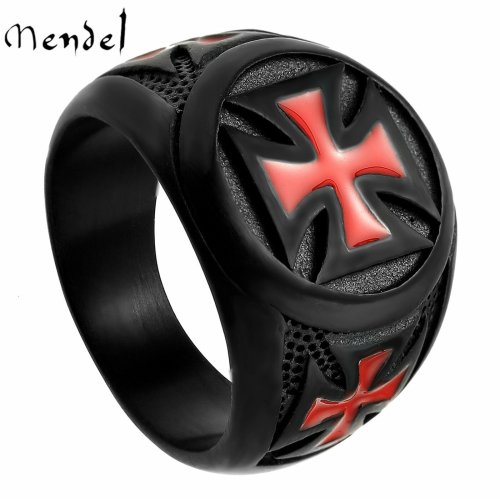 Black Templar Cross Ring