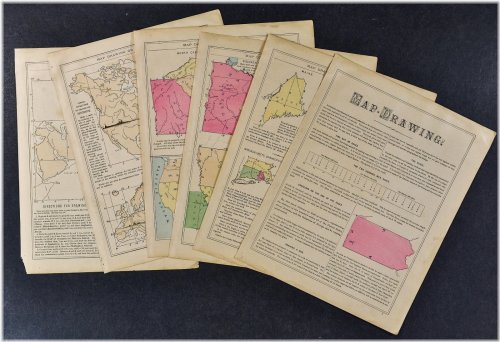 Vintage Cartography Collection: McNally 1882 Edition