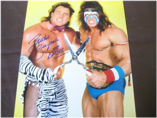 Autographed Brutus the Barber Beefcake 8x10 Photo with COA