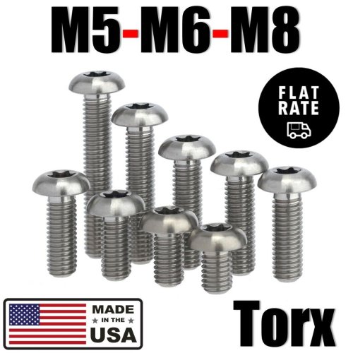 Titanium Button Head Bolts & Screws