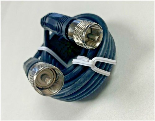 Antenna Cable with Molded PL-259 Connectors