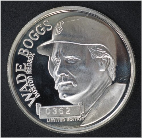 Wade Boggs Commemorative Silver Coin