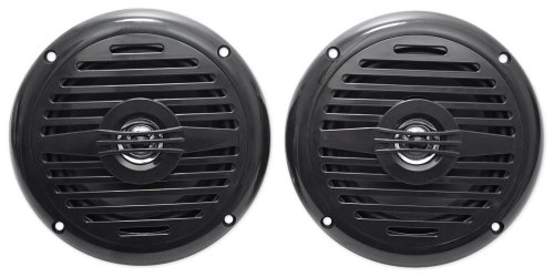 Seafarer Sound: 5.25" 400W Waterproof Boat Speakers in Black