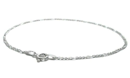 Figaro Silver Chain Jewelry