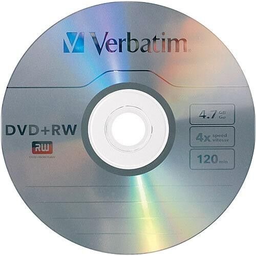 Logo Branded Rewritable DVD Discs by Verbatim