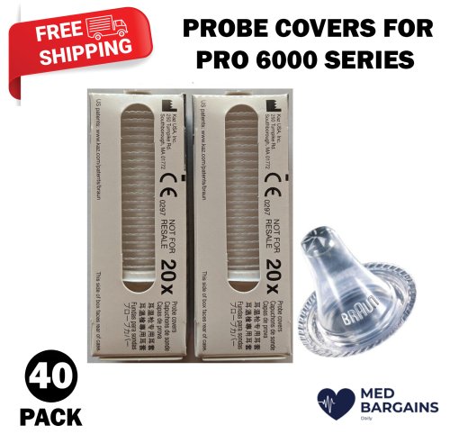 Braun Thermoscan PRO 6000 Ear Thermometer Probe Covers