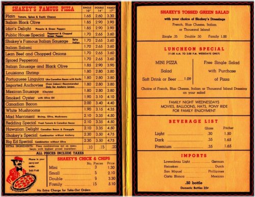 The Shakey's Pizza Time Capsule