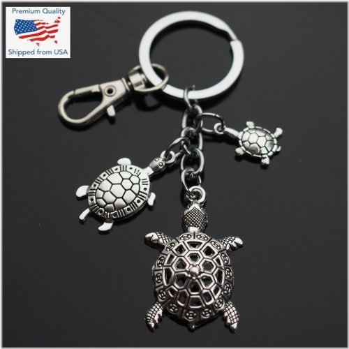 Sea Turtle Trio Keychain