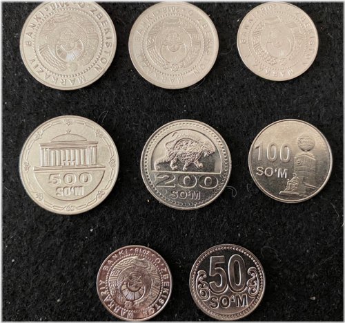 Uzbekistan Som Coin Set