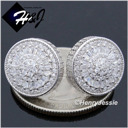 Silver Frost Stud Earrings