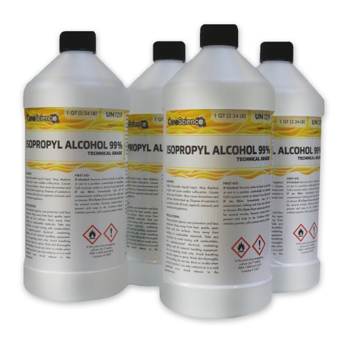 PureSol 99% Isopropyl Alcohol Solution - 1 Gallon Pack (4 Quarts)