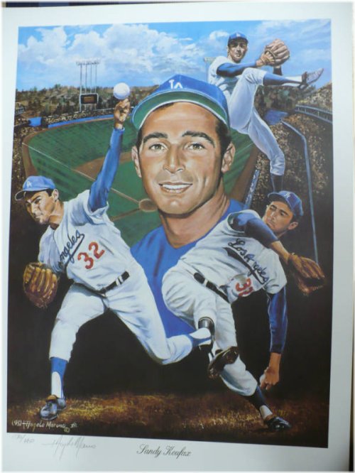 Legendary Diamond Memories: Sandy Koufax Lithograph