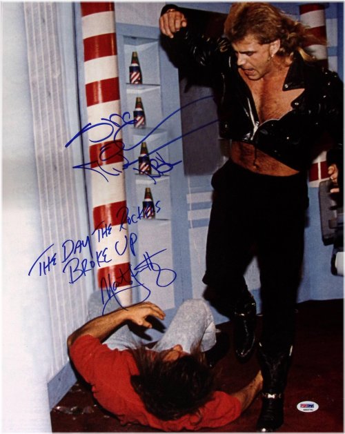 The Rockers' Autographed 16x20 Wrestling Photo with PSA/DNA COA