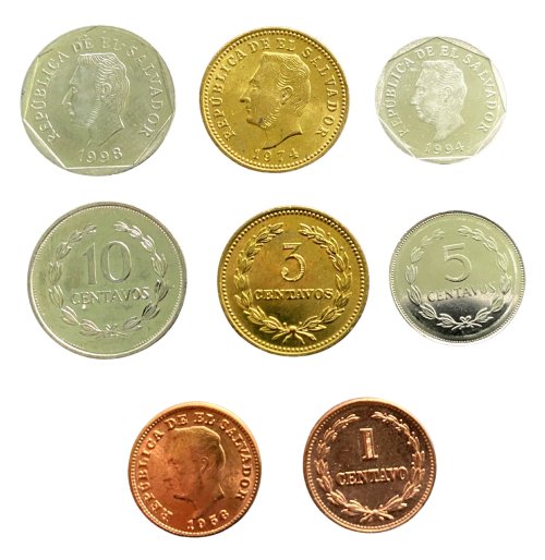 El Salvador Centavo Collection