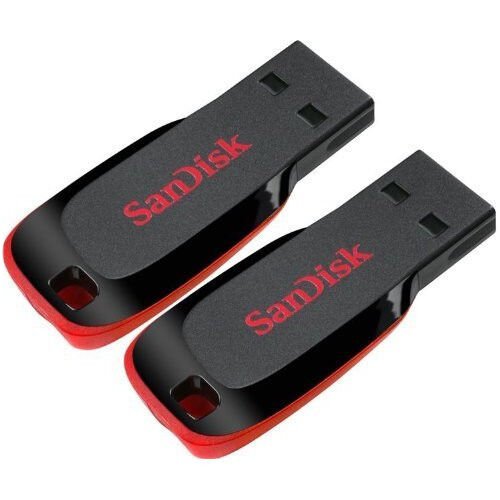 Double Capacity Blade Flash Drive - 128GB Total Memory