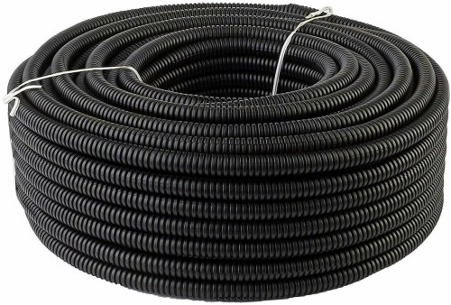 Black Polyethylene Split Conduit Tube - 50 Feet