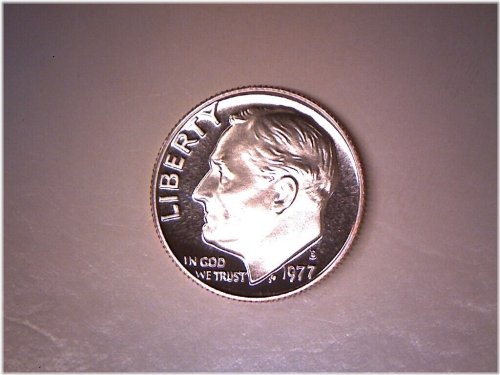 1977 S 10C Proof Roosevelt Dime