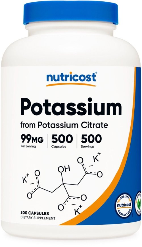 Potassium Boost Capsules - 99mg, 500 Count