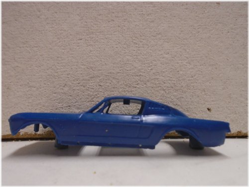 Blue Mustang Bond Car Body for Vintage Sears Race Set