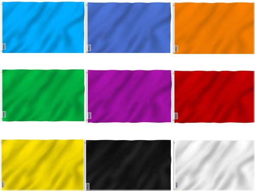 Anley Solid Color Polyester Flag Collection