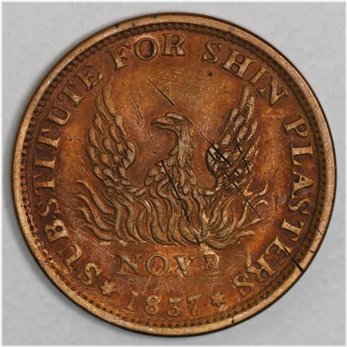May 10th 1837 Specie Substitute Token
