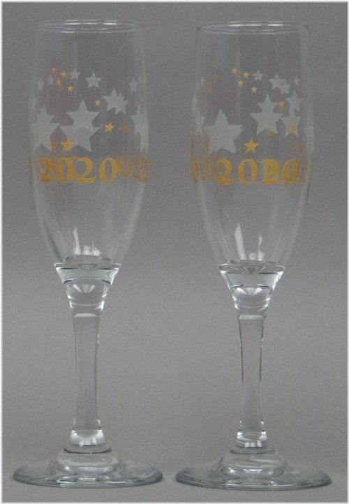 2020 Celebration Flutes by Libbey Glass