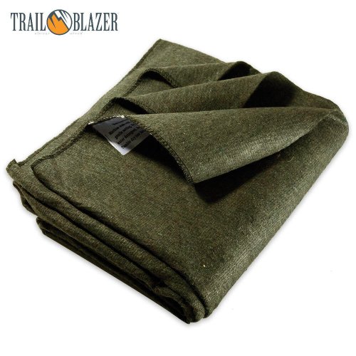 Olive Drab Wool Blanket: Durable and Warm for Outdoor Adventures