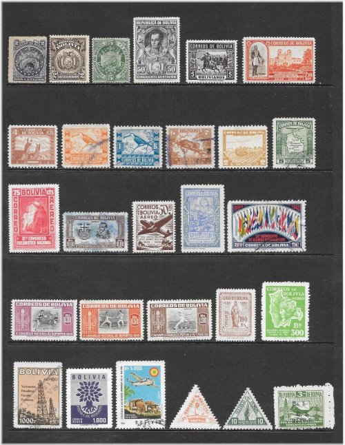 Bolivian Stamp Collection