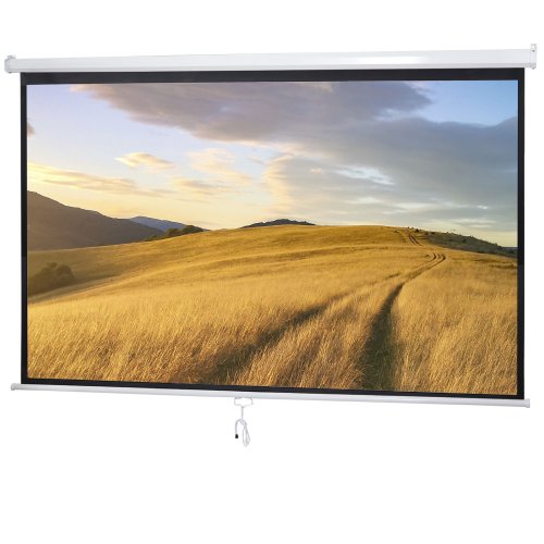 CinemaView HD 100" Manual Pull Down Screen